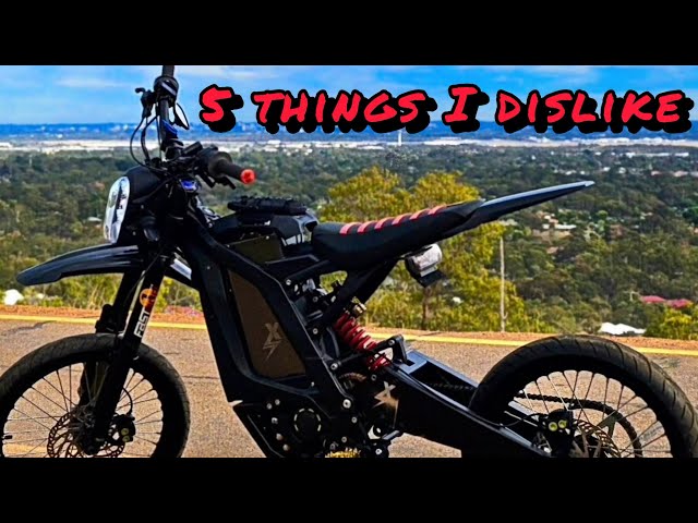 Five things I dislike 👎  about the Surron L1e