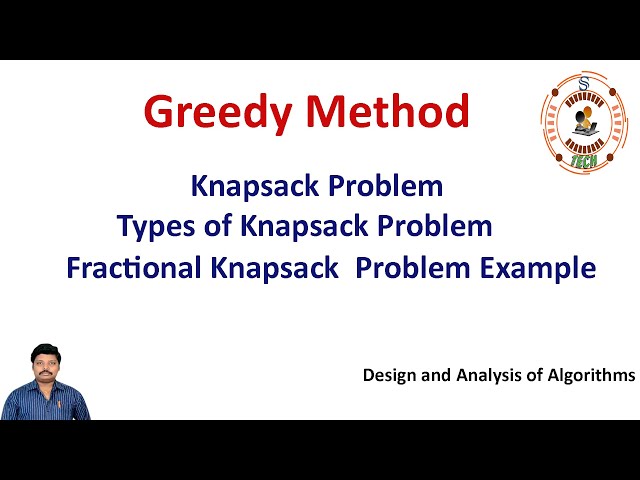 Knapsack Problem || Types of Knapsack Problem || Greedy Method || DSA || DAA