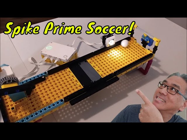 Most Fun Spike Prime Soccer Robot!!! Building Instructions & Program
