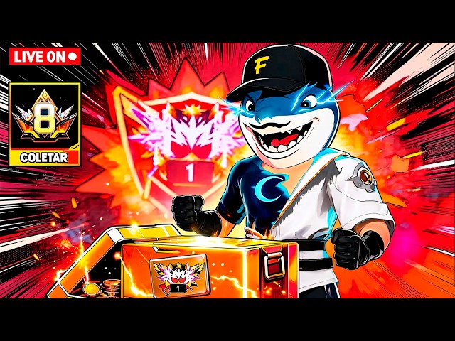 🔴 FREE FIRE AO VIVO! 4 BOOYAHS = PRÊMIOS! BORA JOGAR FREE FIRE? 😱🔥