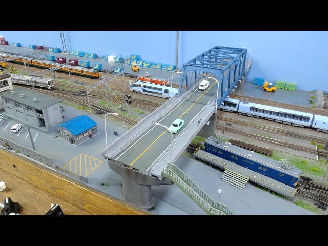 【N】Diorama Featuring a Truss Road Bridge ③ Ballasting to Completion / Model Railroad