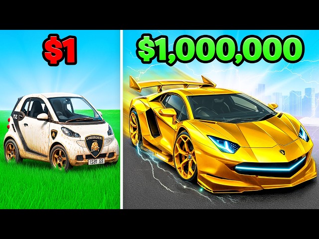 ¡De $1 a $1,000,000 LAMBORGHINI en GTA 5!