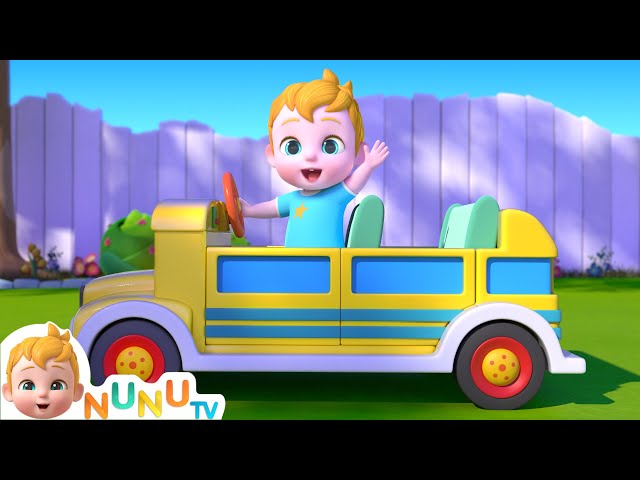 Wheels On The Bus | EP 074 | Nursery Rhymes & Kids Songs | NuNu Tv