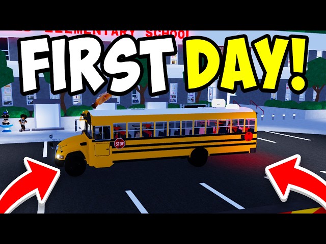 FIRST DAY OF SCHOOL IN REDFIELD ELEMENTARY SCHOOL *ROBLOX ROLEPLAY*