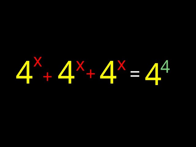 An Exponential Equation 