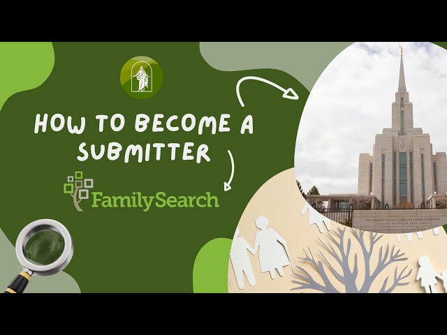 How to become a Submitter using Family Search- Cebuano/English
