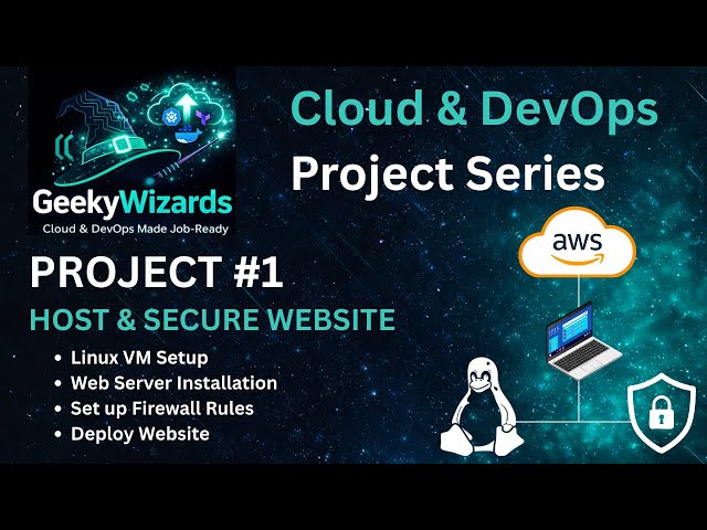 Project 1 - Host & Secure a Website on Linux VM | DevOps & Cloud Project Series | Zero to Job Ready