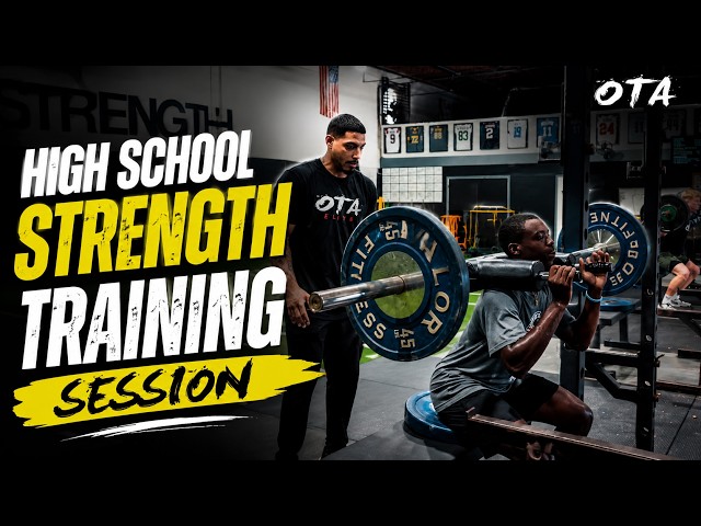 High School Strength Training Session