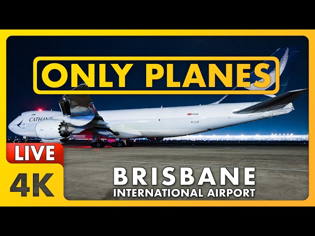 🔴 Tuesday NIGHT Plane Spotting @ Brisbane Airport w/ James & Matty + ATC ✈️