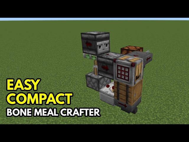 EASY Automatic Bone Meal Crafter | Minecraft Java & Bedrock