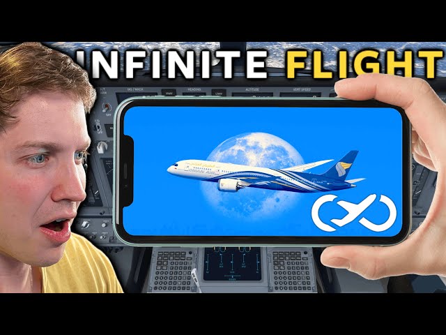 The BEST Mobile Flight Sim? Trying Infinite Flight for the 1st Time!