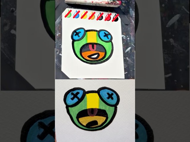 Drawing LEON in 40Sec (Brawl Stars)