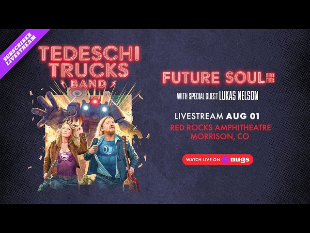 Tedeschi Trucks Band 8/1/2026 Red Rocks Amphitheatre, Morrison, CO