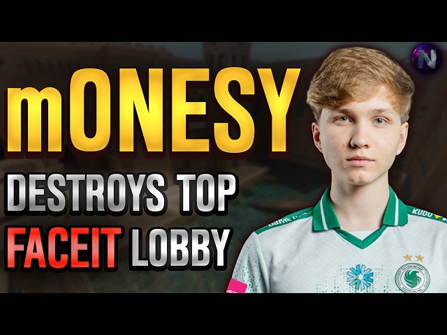M0NESY Looks like a Smurf vs FACEIT Level 10s! m0NESY POV with COMMs (Anubis)