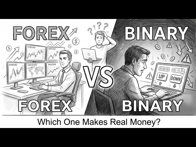 Forex Trading vs Binary Trading | Which is Better for Beginners? (Complete Guide 2026)#forextrading