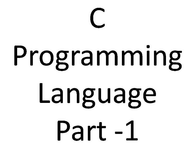 C Programming Language Tutorial in Bengali (Part- 1)