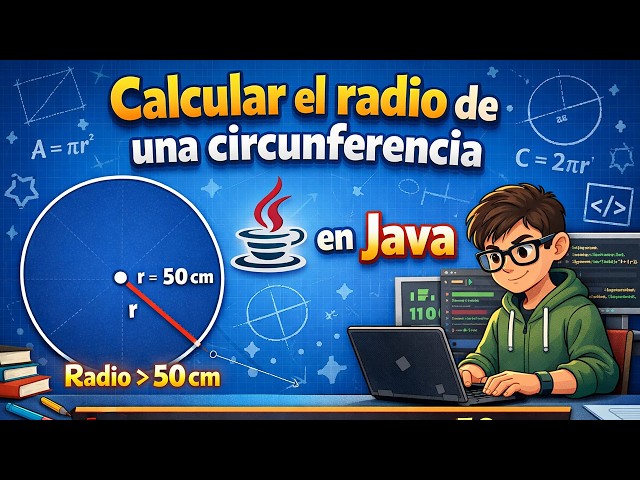 Calculate the radius of a circle and print it only if the radius is less than 50 cm in Java