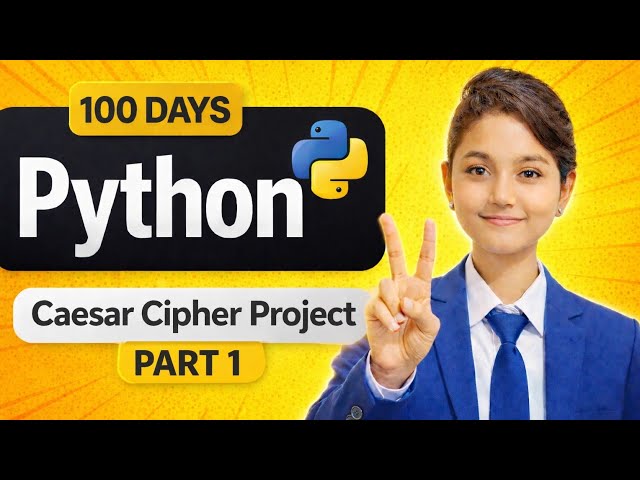 Build Caesar Cipher Game Using Python 🐍 | Easy Crypto Project