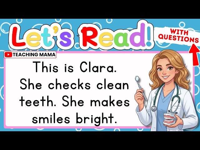 LET'S READ! | READING COMPREHENSION FOR KIDS | PRACTICE SIMPLE ENGLISH PASSAGE | TEACHING MAMA