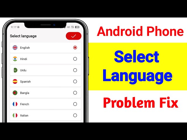 Select language Problem in Android Phone || Fix Select language problem in Android 2026