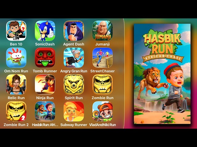Hasbik Run: African Chase - Latest/New Game Update - Gameplay Walkthrough (iOS,Android) Part 1