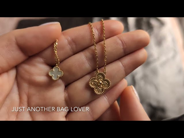Comparing My VCA Alhambra Pieces SWEET VS VINTAGE