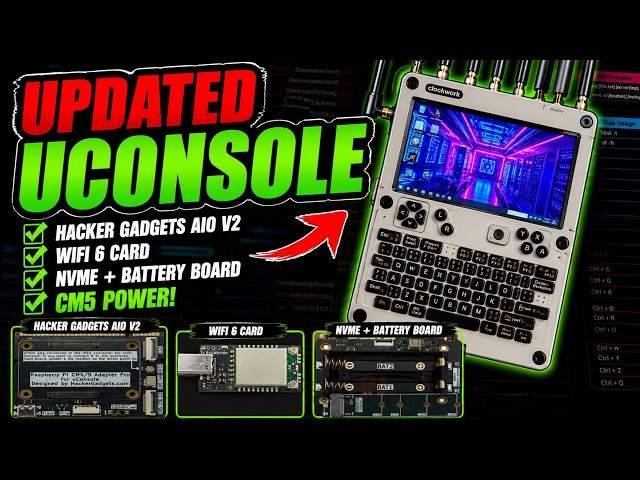 Raspberry Pi CM5 uConsole Gets the Ultimate Upgrade!
