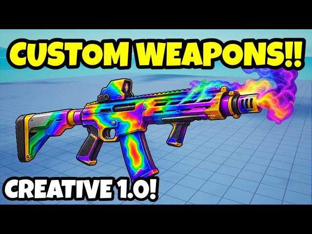 How To Make CUSTOM WEAPONS In Fortnite Creative!! Pt 10! (Tutorial)