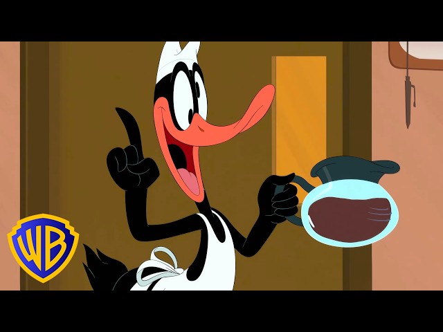 Daffy's Coffee Chaos! ☕ | Looney Tunes Cartoons | @wbkids