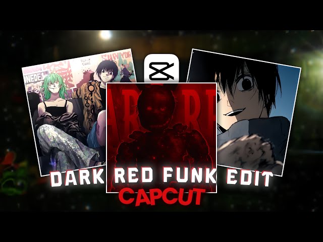 How to Make a Dark Red Funk Trend Edit | Capcut Pc Tutorial