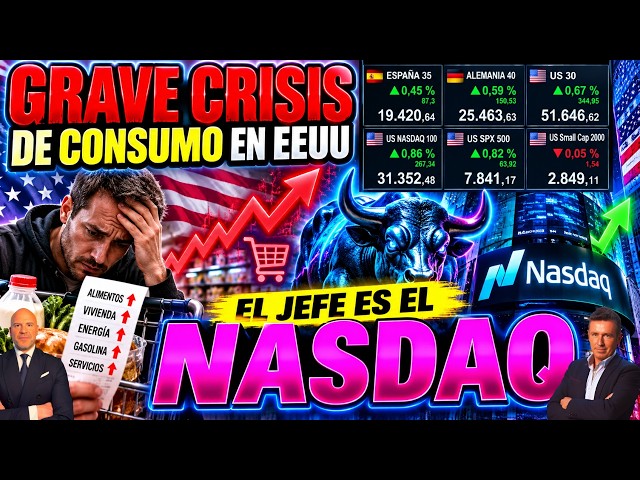 SEVERE CONSUMER CRISIS IN THE US. THE NASDAQ IS THE BOSS. ITURRALDE MENDEZ