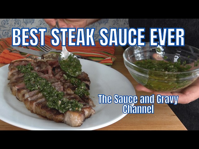 Authentic Chimichurri Sauce Recipe | How to Make Chimichurri Sauce | Fresh Herb Sauce