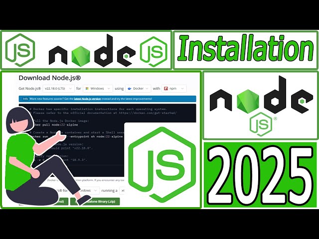 How to Install NodeJS 22.18 on Windows 10/11 [ 2025 Update ] JavaScript Programming Tutorial
