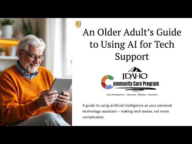 An Older Adult's Guide to Using AI for Tech Support