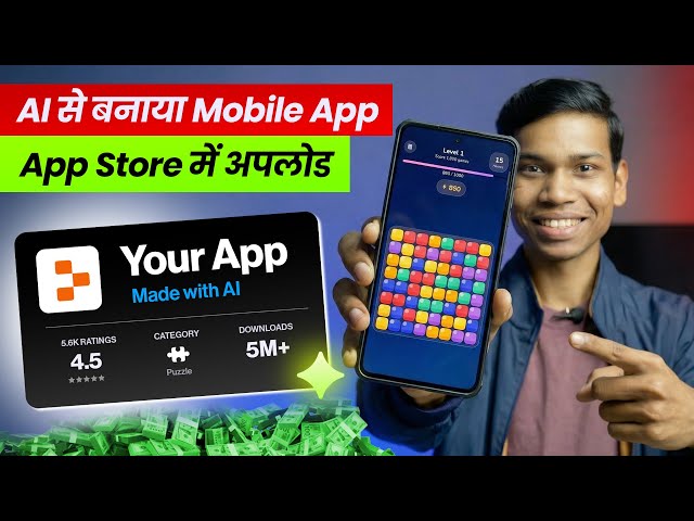 I Built 'Candy Crush' Game without Coding ft. Replit AI Mobile Apps