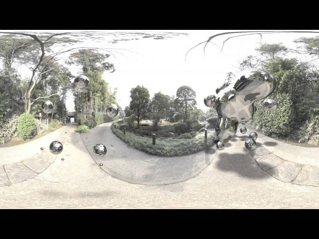 LOW RES TEST - C4D 360 VR video loop, completely seamless.