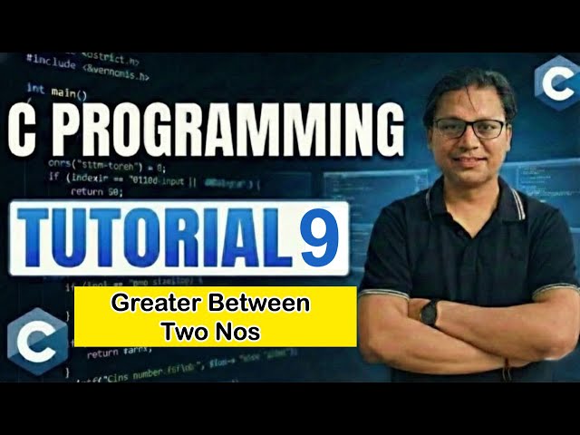 Greater between 2 Numbers in C Programming #viral #trending #CLanguage #GreaterOfTwoNos #Coding 