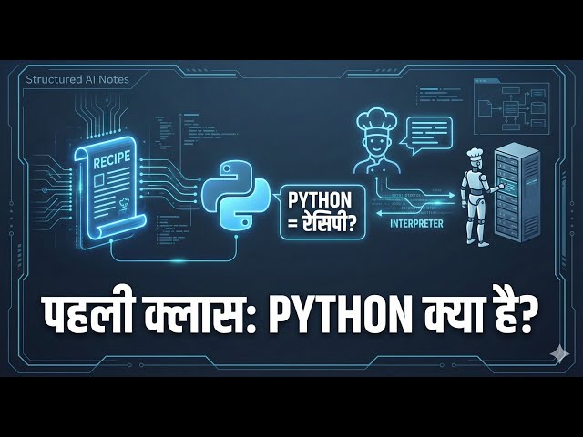 Python for AI Module 1: The Instruction Set & Interpreter Explained in Hindi