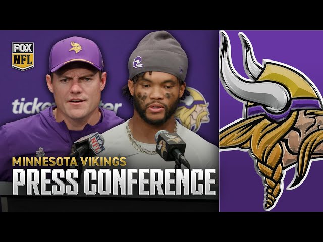 Vikings' HC Kevin O'Connell & QB Kyler Murray speak after 15-10 win over Dolphins