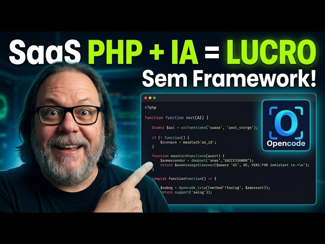 I Built a PHP Micro SaaS from SCRATCH with AI + OpenCode - Download and Sell