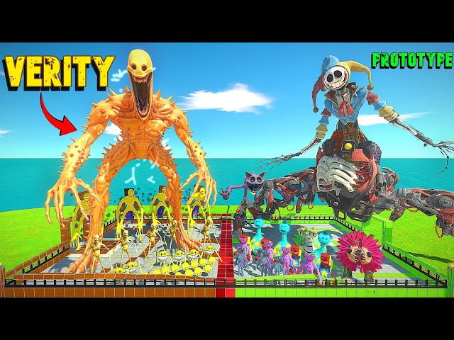 GIANT VERITY MUTANTS VS THE PROTOTYPE: POPPY PLAYTIME MONSTER - ALL VERITY EVOLUTION - ARBS MOD GAME