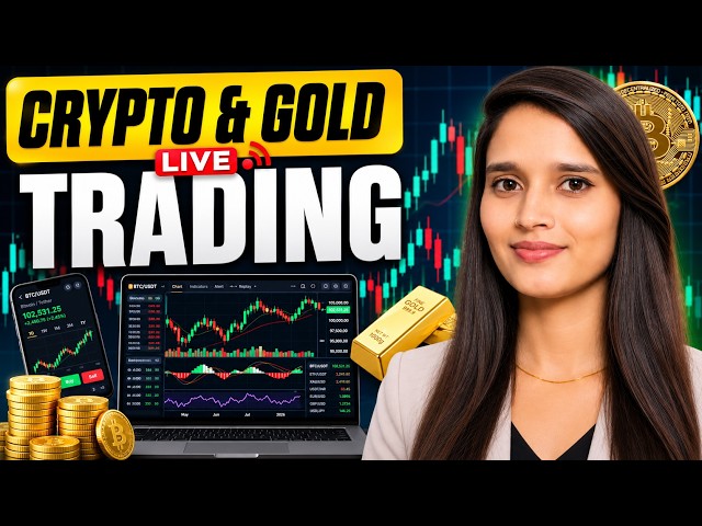 🔴LIVE GOLD TRADING | XAUUSD  | BTCUSDLIVE | This Live Stream Is Only For Educational Purpose