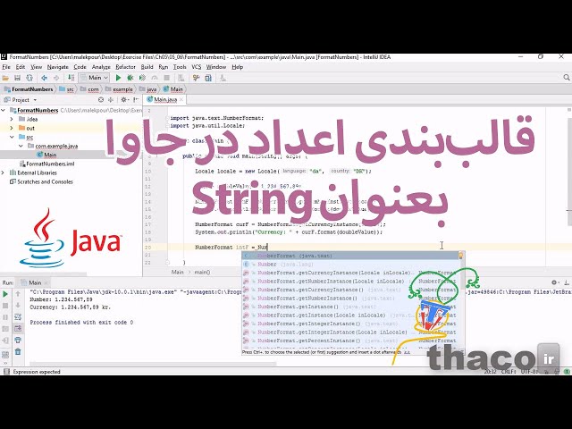 Java Formatting Numeric Values as Strings: قالب‌بندی اعداد به شیوه حرفه‌ای در جاوا