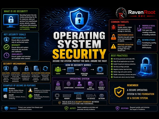 🔒 Operating System Security | CompleteBeginner's Guide | Windows & LinuxSecurity Fundamentals