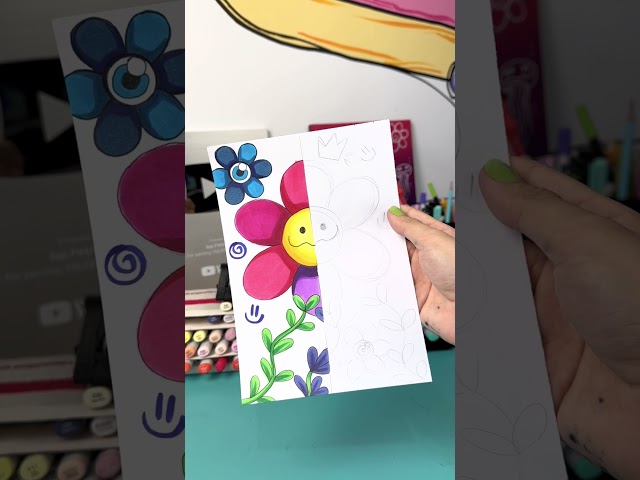 Pixel art style drawing