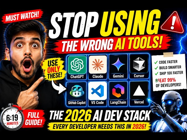 Stop Using the Wrong AI Tools! The Ultimate 2026 AI Stack