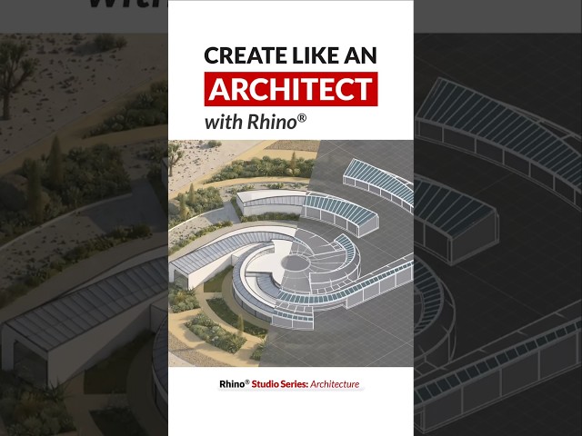 Architecture Comes Before Software | Rhino Studio Series #Shorts