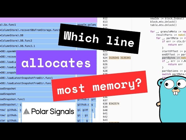 See which line of your Go code allocates the most memory