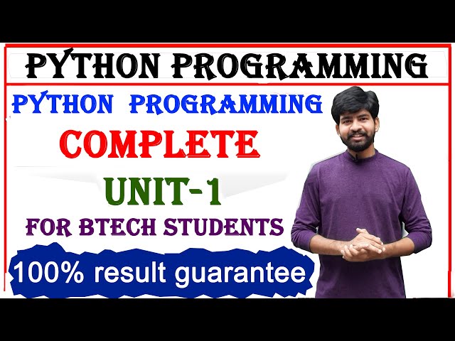 python unit 1| python programming unit 1 |  python subject complete unit 1 | btech python subject