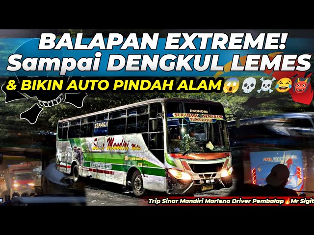 CRAZY SPEED😱❗Makes my knees weak & nearly cost me my life🥶⁉️ Sinar Mandiri Marlena Trip🤙